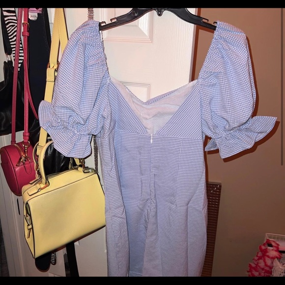 Lana puff sleeve mini dress (fashion nova) - Picture 2 of 2